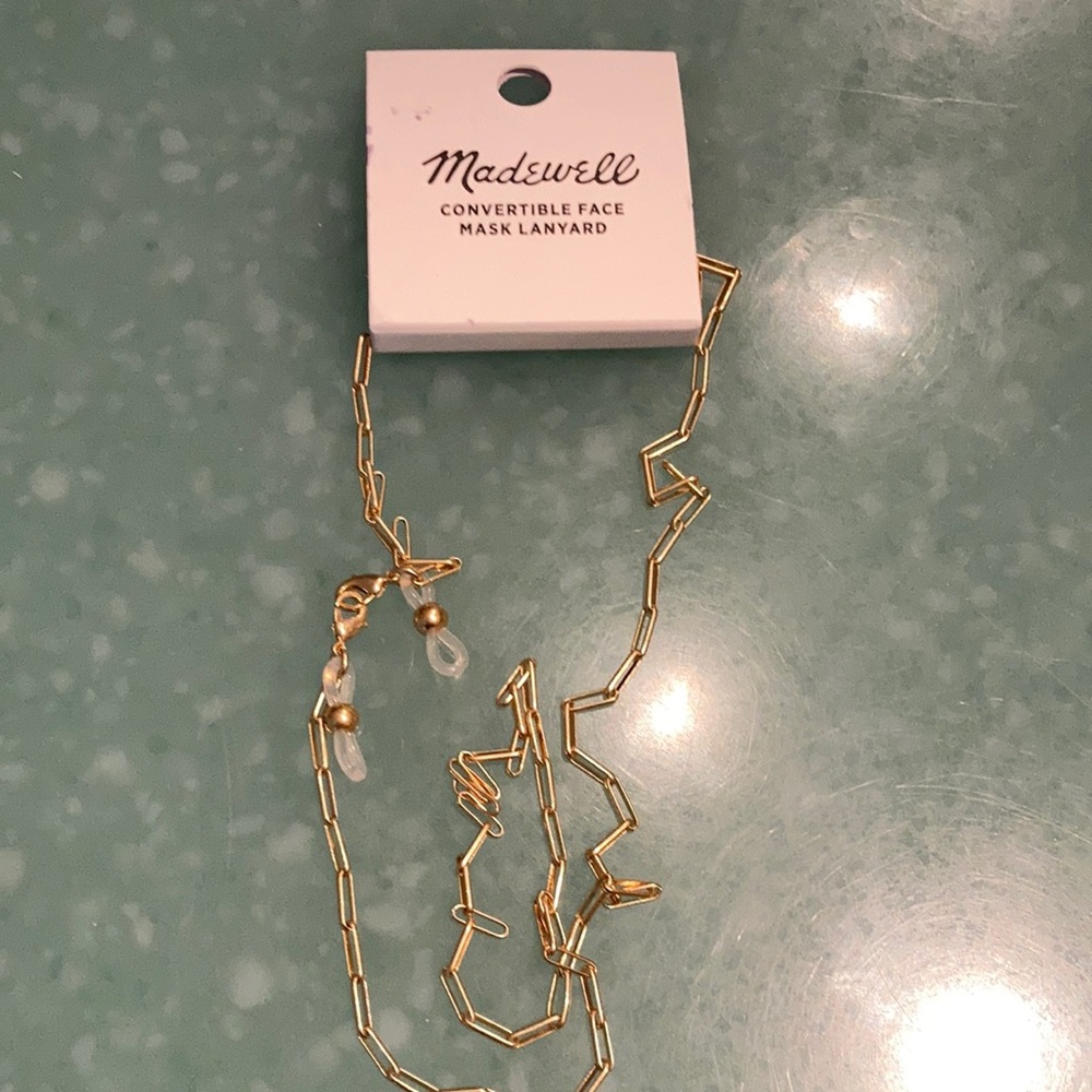 Madewell Chain Face Mask Lanyard